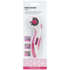 Semplix Rollschneider Mini Soft Griff (28 mm/ pink)