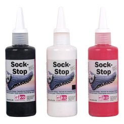 Sock Stop Set Nr.2  schwarz/ creme/ bordeaux - flüssige Latexmilch von Efco