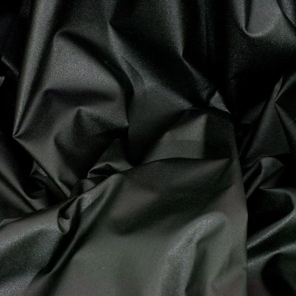 Beschichtete Baumwolle, uni - Luisa von Swafing 000299-schwarz: 1,0m