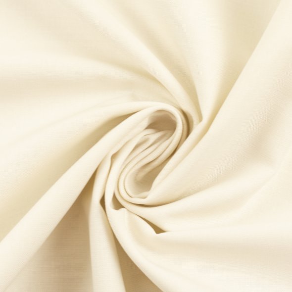 Baumwollstoff uni - Heide von Swafing 000010-natur: 1,0m