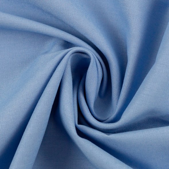 Baumwollstoff uni - Heide von Swafing 000154-himmelblau: 1,0m