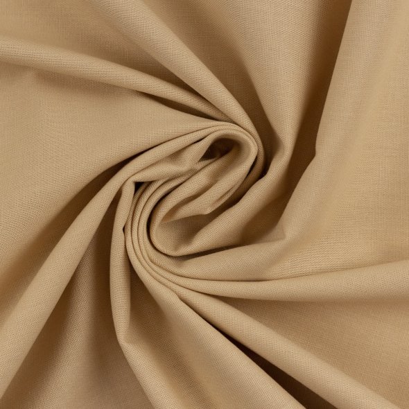 Baumwollstoff uni - Heide von Swafing 000170-beige: 1,0m