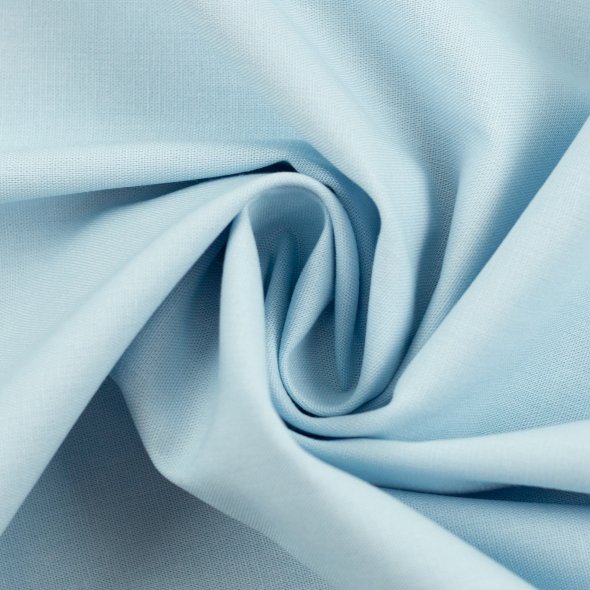 Baumwollstoff uni - Heide von Swafing 000252-hellblau: 1,0m