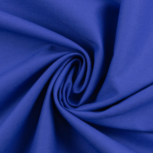 Baumwollstoff uni - Heide von Swafing 000254-royalblau: 1,0m