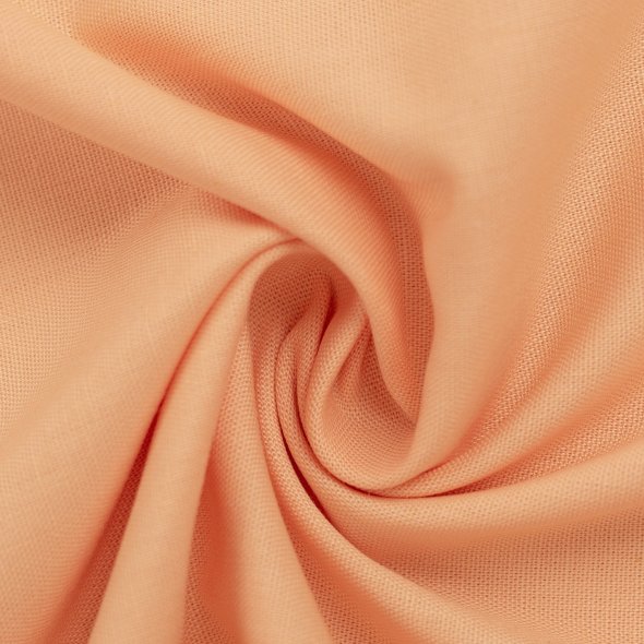 Baumwollstoff uni - Heide von Swafing 000421-apricot: 1,0m