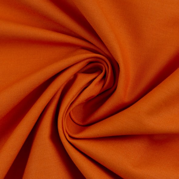 Baumwollstoff uni - Heide von Swafing 000423-orange: 1,0m
