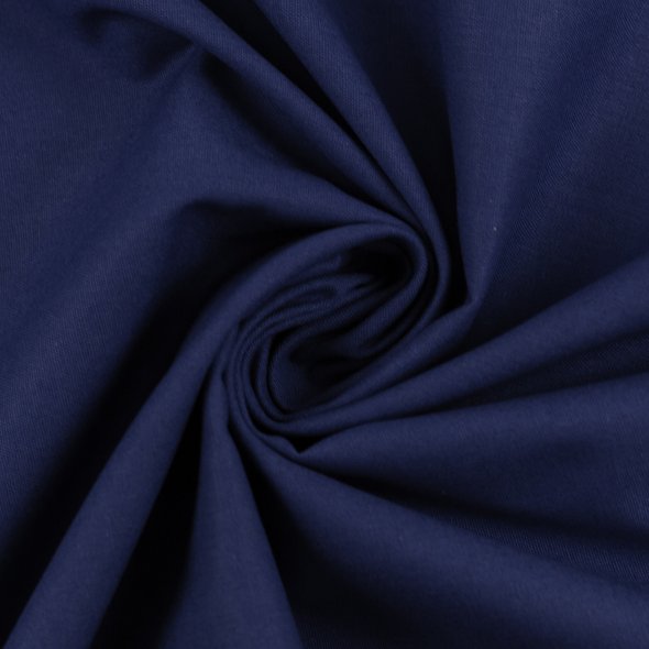 Baumwollstoff uni - Heide von Swafing 000596-navy: 1,0m