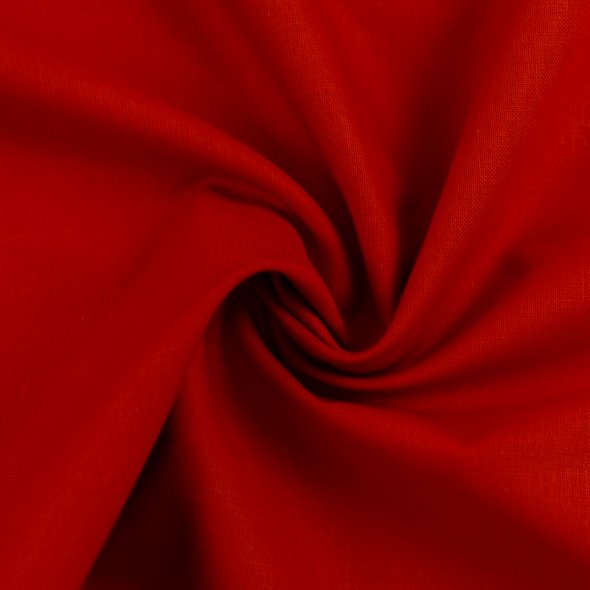 Baumwollstoff uni - Heide von Swafing 000638-rot: 1,0m