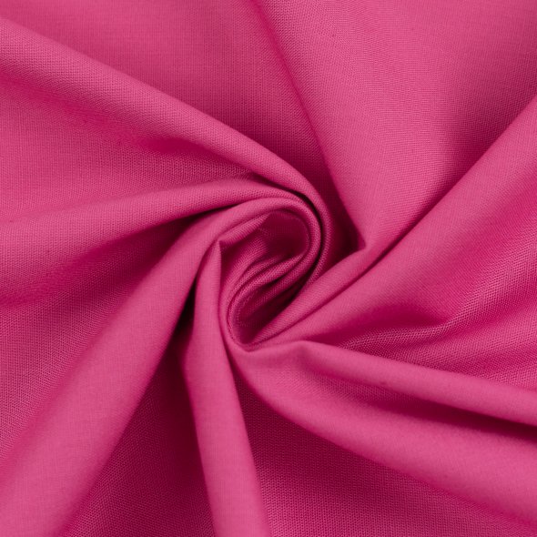 Baumwollstoff uni - Heide von Swafing 000934-pink: 1,0m
