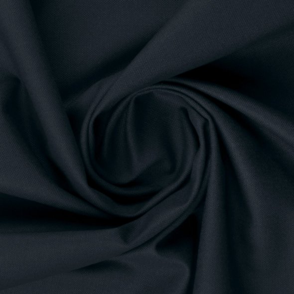 Canvas Stoff uni - Calvin von Swafing 000597-dunkelblau: 1,0m