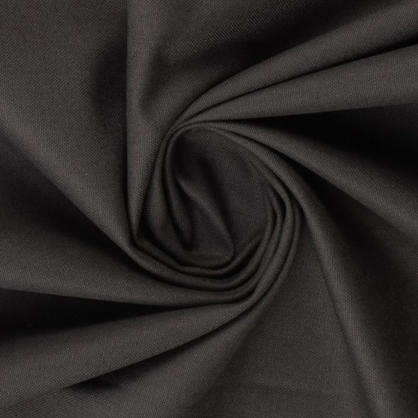 Canvas Stoff uni - Calvin von Swafing 000789-anthrazit: 1,0m