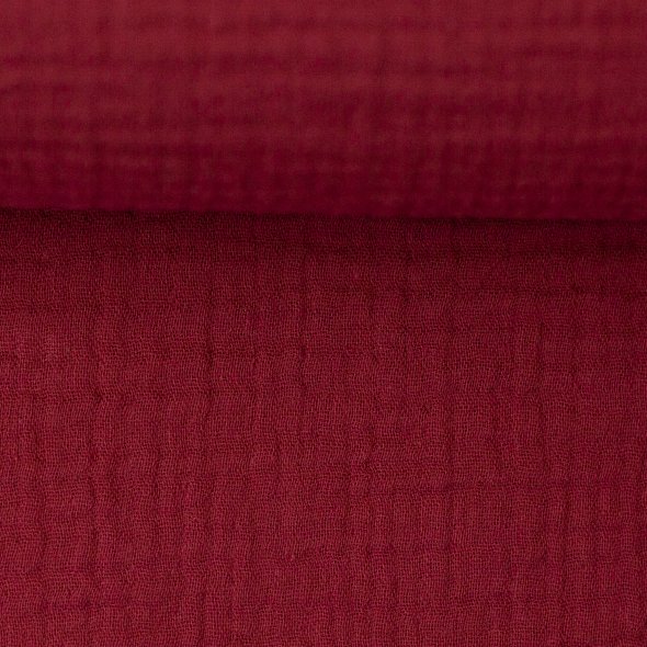 Musselin uni - Jenke von Swafing 000339-burgundy: 1,0m
