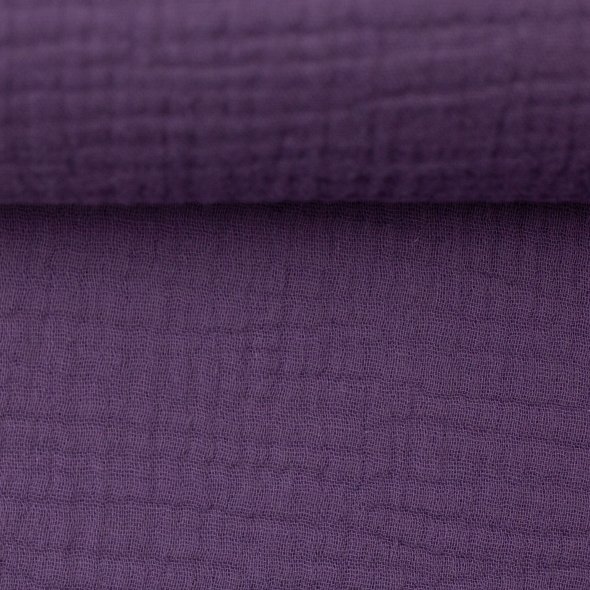 Musselin uni - Jenke von Swafing 000645-lila: 1,0m