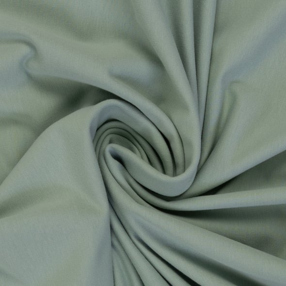 Baumwoll-Jersey uni - in 60 Farben 000262-hellaltmint: 1,0m