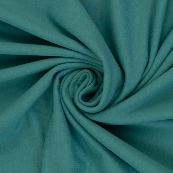 Baumwoll-Jersey uni - in 60 Farben 000263-mint: 1,0m