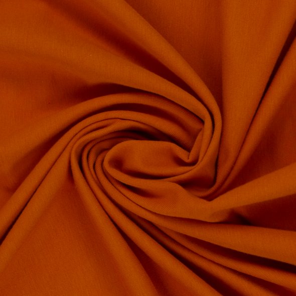 Baumwoll-Jersey uni 000423-orange: 1,0m