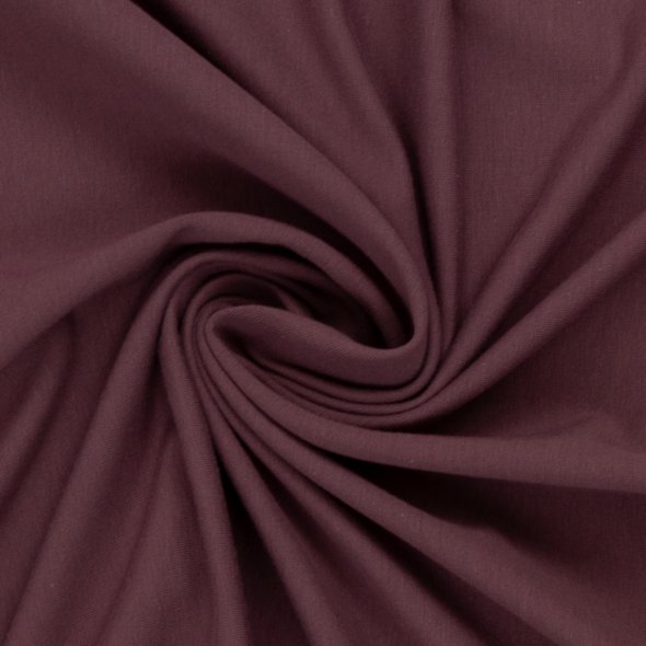 Baumwoll-Jersey uni 000436-altrosa: 1,0m