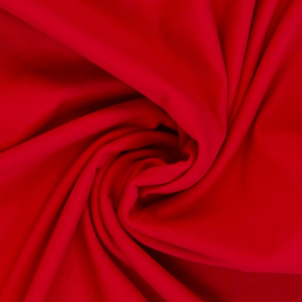 Baumwoll-Jersey uni 000636-hellrot: 1,0m