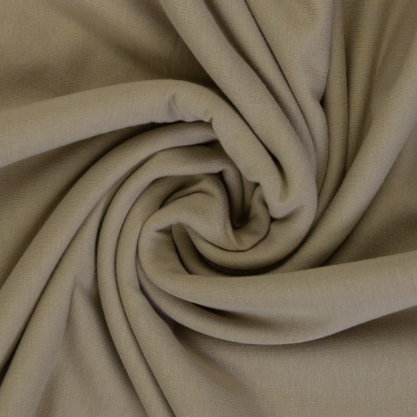 Baumwoll-Jersey uni 000674-camel: 1,0m