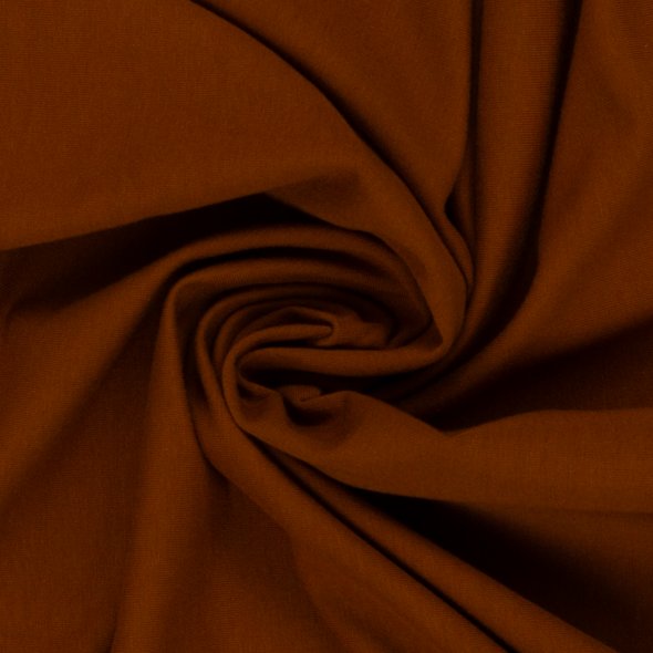 Baumwoll-Jersey uni 000713-hellkupfer: 1,0m