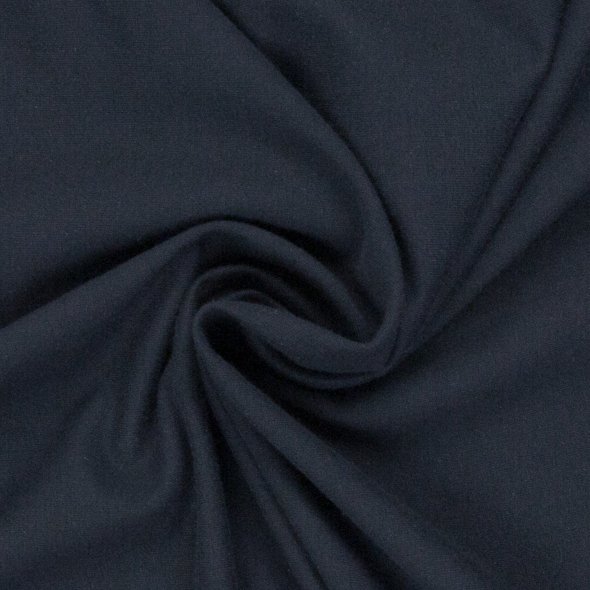 Baumwoll-Jersey uni 000744-jeansblau: 1,0m