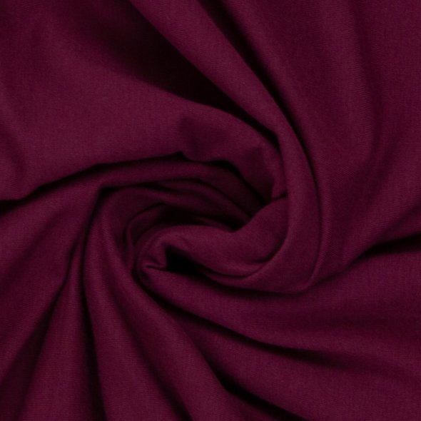 Baumwoll-Jersey uni 000937-hellbordeaux: 1,0m