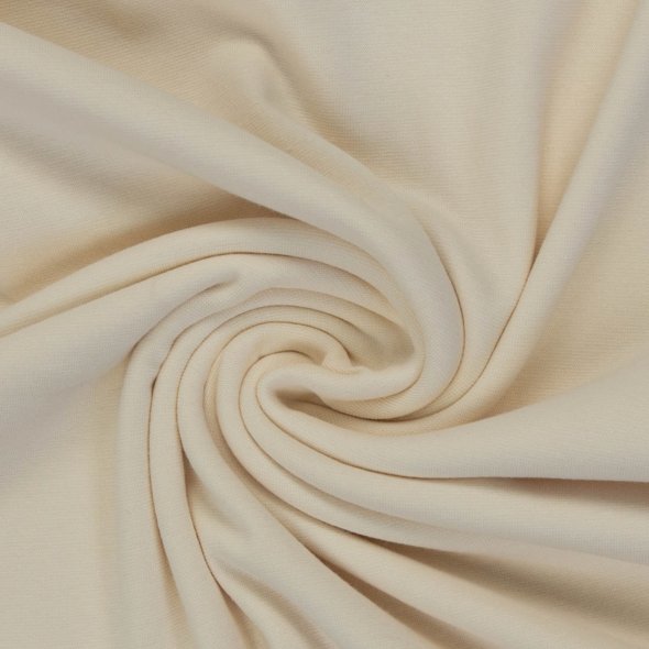 Swafing Baumwoll-Bündchen uni, Schlauchware - Heike 000010-naturweiß: 1,0m