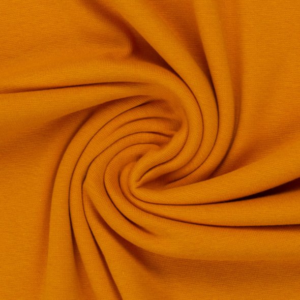 Swafing Baumwoll-Bündchen uni, Schlauchware - Heike 000314-goldgelb: 1,0m