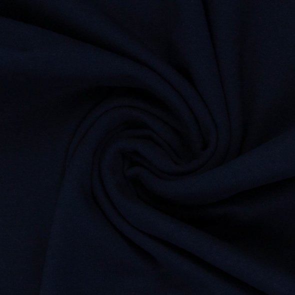 Swafing Baumwoll-Bündchen uni, Schlauchware - Heike 000597-dunkelblau: 1,0m