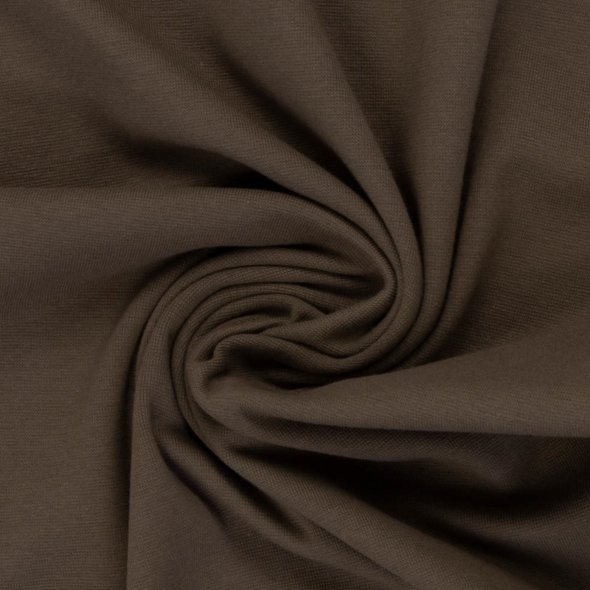 Baumwoll-Bündchen Stoff Heike uni - Schlauchware von Swafing 000768-khaki: 1,0m