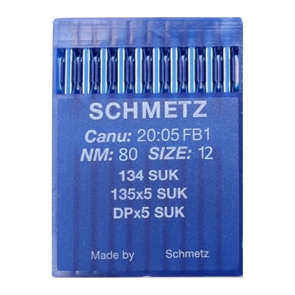 Schmetz Jersey Rundkolbennadel Stärke 80/ System 134 SUK/ 10 Nadeln