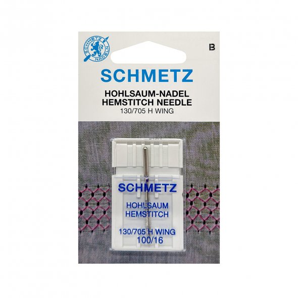 Schmetz Wing Hohlsaumnadel Stärke 100/ System 130/705 H/ 1 Nadel
