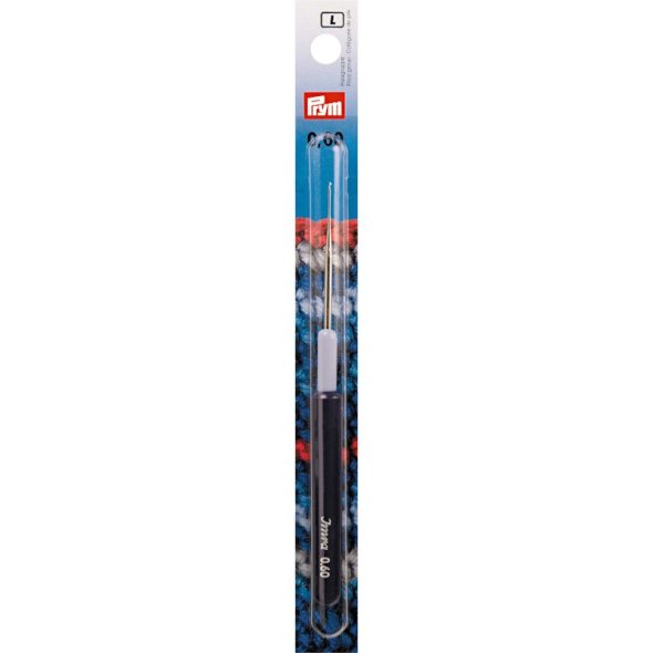 Prym Garn Häkelnadel mit Softgriff (Stärke 0,6)