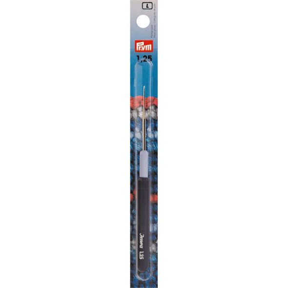 Prym Garn Häkelnadel mit Softgriff (Stärke 1,25)