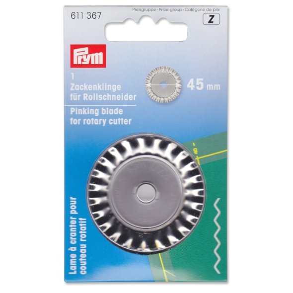 Prym Ersatz-Zackenklinge für Rollschneider Multi (45 mm/ 1 St.)
