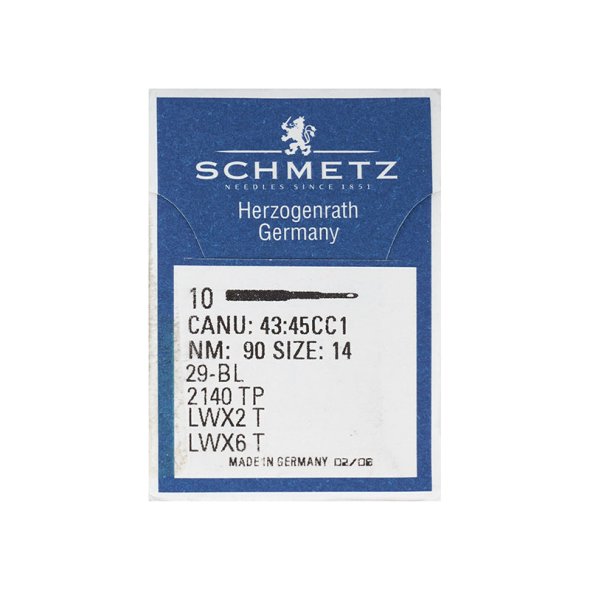 Spezialnadeln Stärke 90 Blindstichmaschine Rittershausen Atelier/ 10 St.