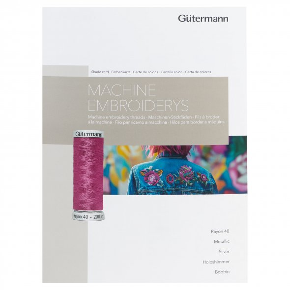 Gütermann Machine Embroidery Farbkarte (gedruckt)