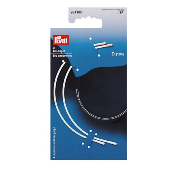 Prym BH-Bügel Gr. D (105/ weiß)