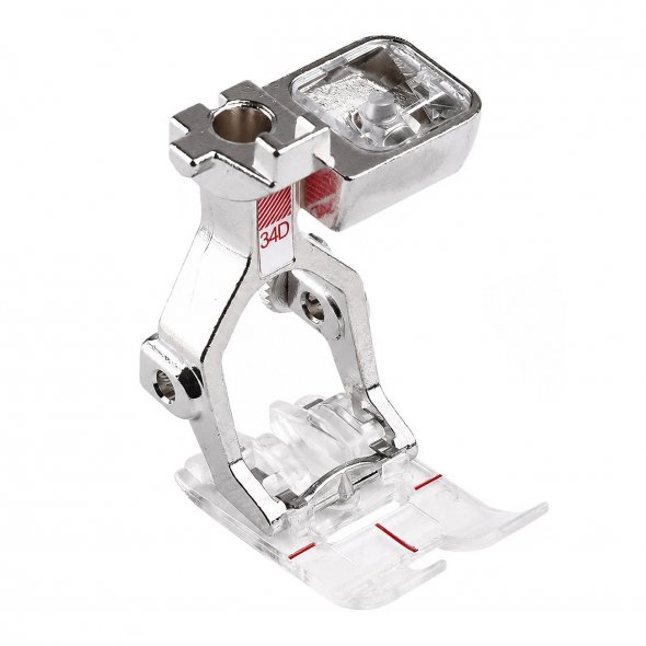 Bernina Nr. 34D Rücktransportfuß mit transparenter Sohle