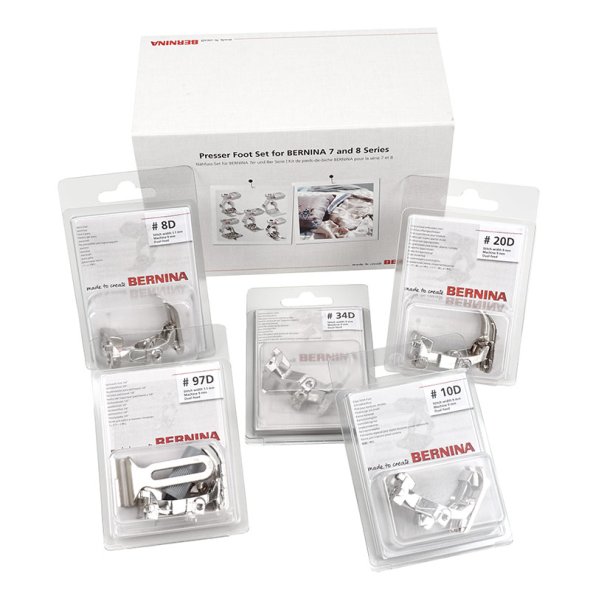 Bernina Nähfuß-Set für 8er und 7er Serie (5 Nähfüße)