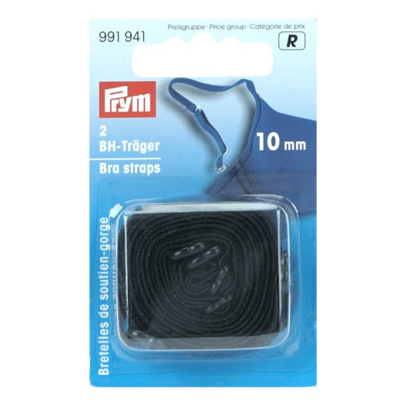 Prym BH-Träger (10 mm/ schwarz/ 2 St.)
