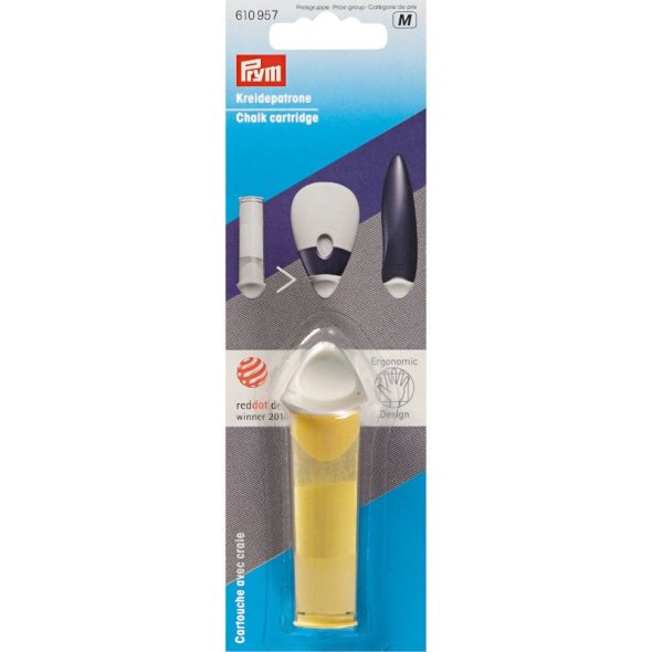 Prym Kreidepatrone für Kreiderad Stift (gelb)