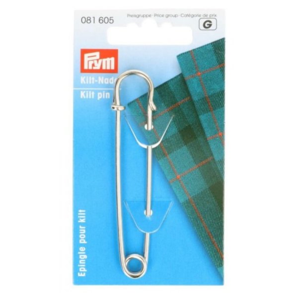 Prym Kilt-Nadel (76 mm/ silberfarbig/ 1 St.)