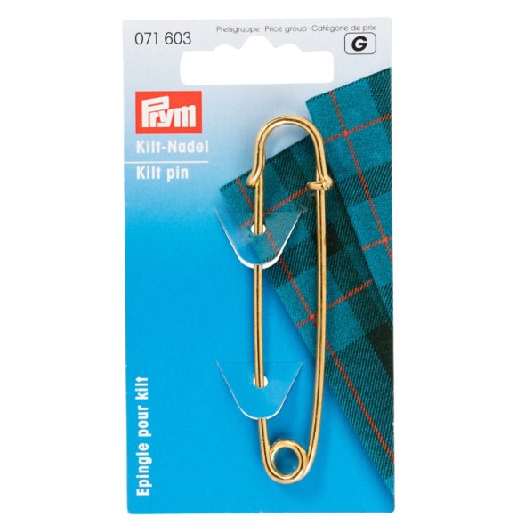 Prym Kilt-Nadel (76 mm/ goldfarbig/ 1 St.)