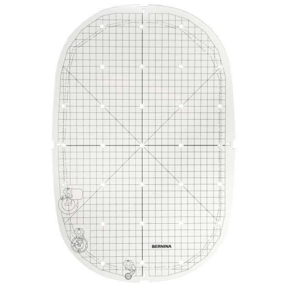 Bernina Schablone für Stickrahmen Jumbo Hoop (400 mm x 210 mm)
