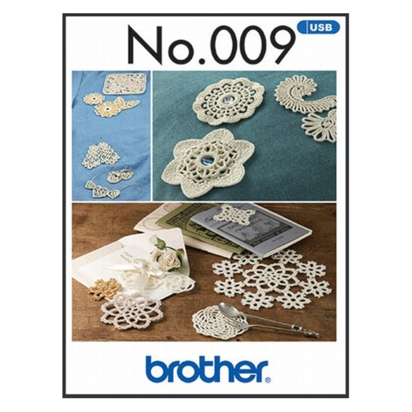 Brother Stickmusterkarte No. 009