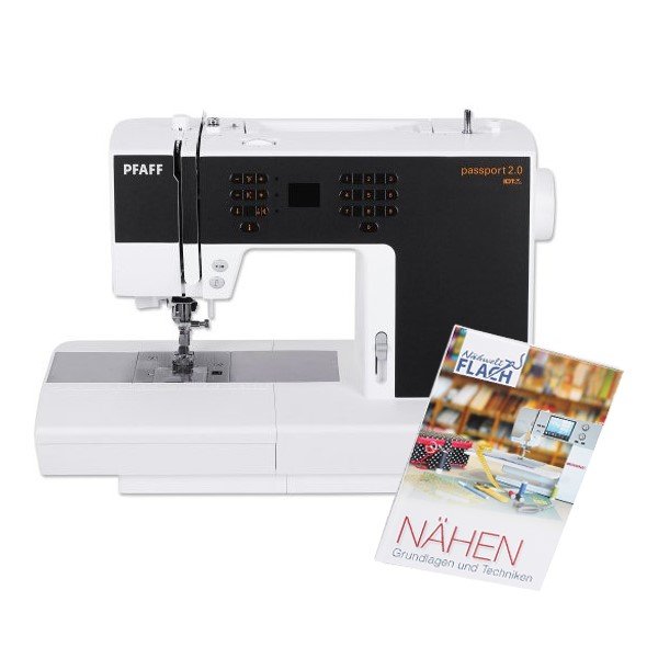 Pfaff Passport 2.0 + Buch Nähen Grundlagen