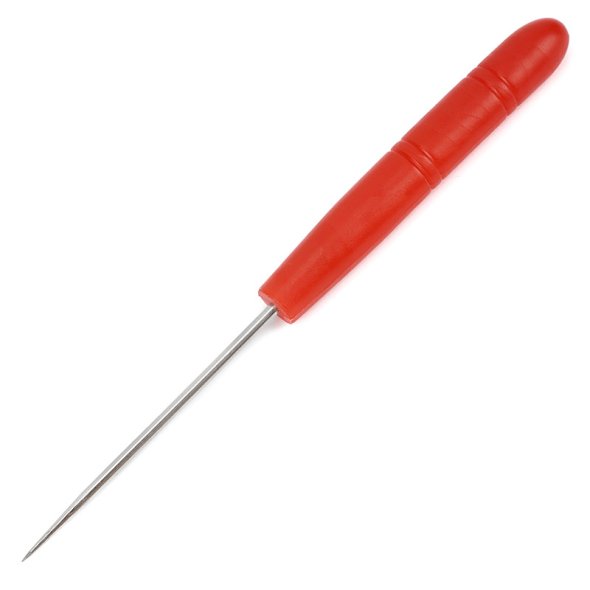 Nähahle Pfriem (Kunststoffgriff/ rot/ 12,5 cm)