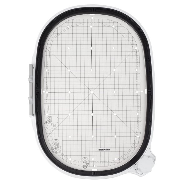 Bernina Stickrahmen Maxi Hoop (400 mm x 210 mm) mit dem genialen Zentralverschluss