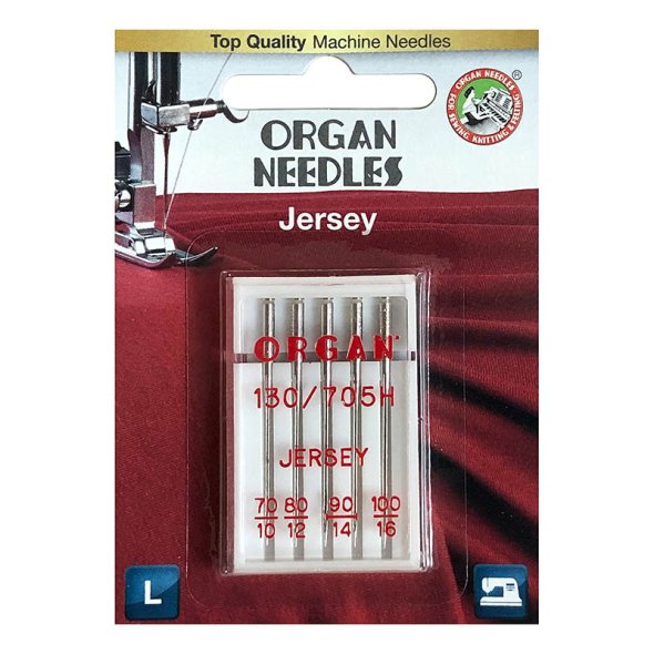 Organ Jerseynadel Stärke 70-100/ System 130/705H/ 5 Nadeln